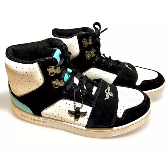 🐬CREATIVE RECREATION🐬 LEATHER HIGH TOP SNEAKERS EUC☀️ - Picture 1 of 15